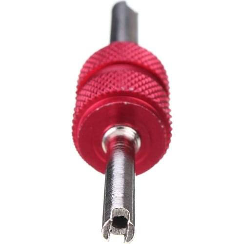 New Style Universal Car Tire Valve Stem Core Installer Remover Repair Tool-Auto 2 Sizes Red
