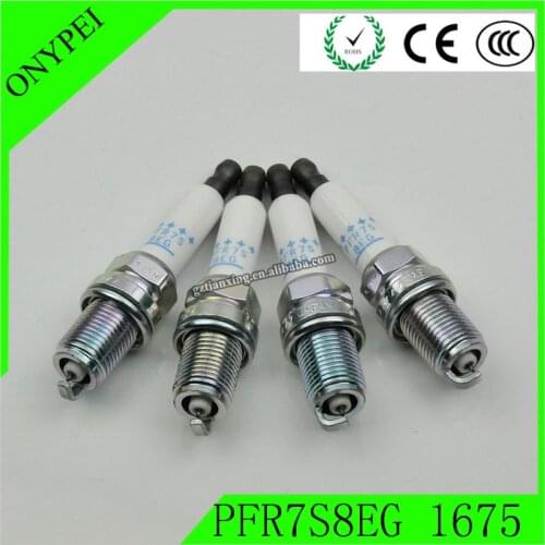 PFR7S8EG 1675 High Power Spark Plug For A4 A5 A6 CC Q3 Golf 06H905601A PFR7S8EG-1675