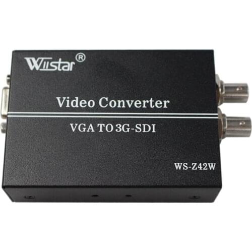 VGA TO Sdi Converter BNC HD 3G Vga to Sdi 1080P+ Audio Scaler Converter SMPTE 425M 424M 292M DH