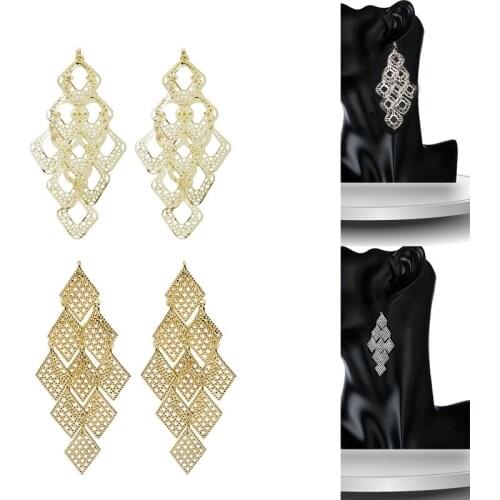 2020New 60Pcs multi-layered Hollowalloy button for DIY Jewelry earring or necklace pendants accessories DL124-DL130