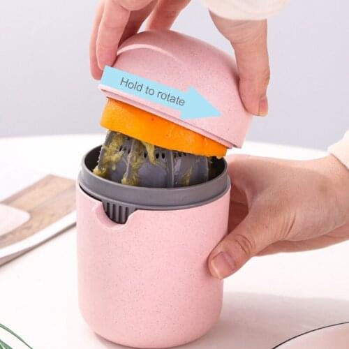 Mini Manual Juicer Cup Portable Fruit Juicer For Orange Lemon Lime Grapefruit Wheat Straw Juicers Machine kitchen Accessories