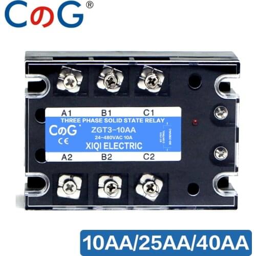 CG 10A 25A 40A 60A 80A AA Three Phase SSR AC Control AC Aluminum Radiator For 40AA Heat Sink SSR AC To AC Sink Solid State Relay