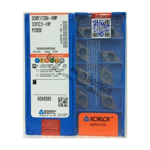 DCMT11T304 HMP PC9030 carbide insert Applicable to steel Stainless steel etc cemented carbide insert SCLCR for general nc blades