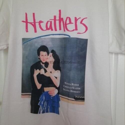 Heathers Film T Shirt 80s High School Movie Apparel Graphic Tee Men & Women 507