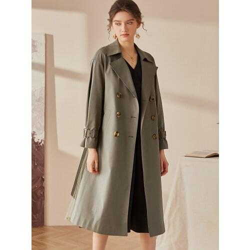 X Li Yaheng designers jointly signed a new splicing mesh lace up ol medium length jacket