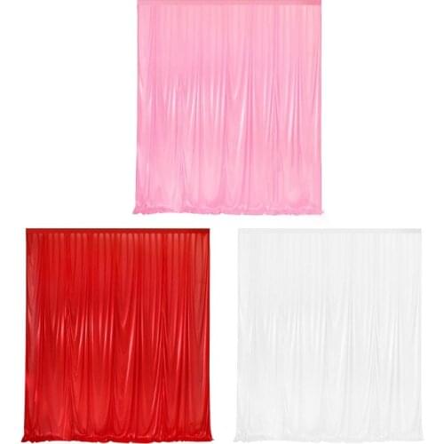 Background Cloth Backdrop Drapes Panels for Wedding Ceremony Party Home Curtain Window photography Stage Decoration