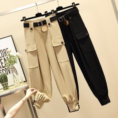 Women Pants Overalls Womens High Waist Summer Loose Autumn Clothing Casual Pants For Women Pantalones De Mujer