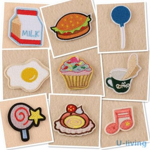 1pcs Mix fashion Patches for Clothing Iron on Embroidered Sew Applique Cute Patch Fabric Badge Garment DIY Apparel Accessories
