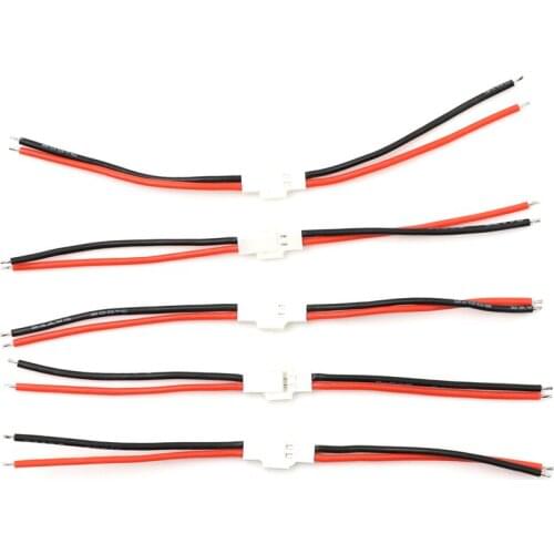 10cm Flexible Flat Cable(FFC) 2.0mm 1S Lipo Battery Balance Charger Switch Wiring Cable Male Female For RC Parts & Accs 5pairs