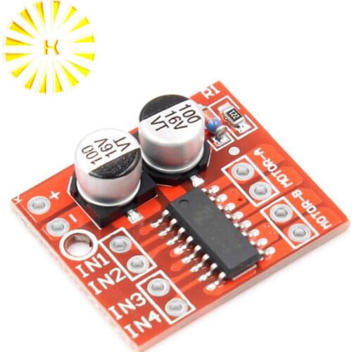 2-channel DC motor driving module Positive inversion PWM speed mini motor dual h-bridge stepper motor driver