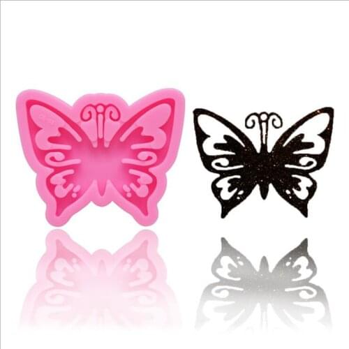 2020 New Transparent Silicone Mould Dried Flower Resin Decorative Craft DIY Hollow butterfly Mold resin molds for jewelry
