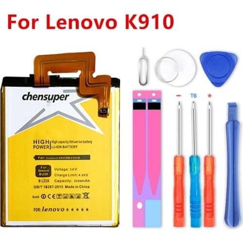 2019 chensuper 3550mAh BL216 Mobile Phone Battery For Lenovo K910 VIBE Z K910E Phone