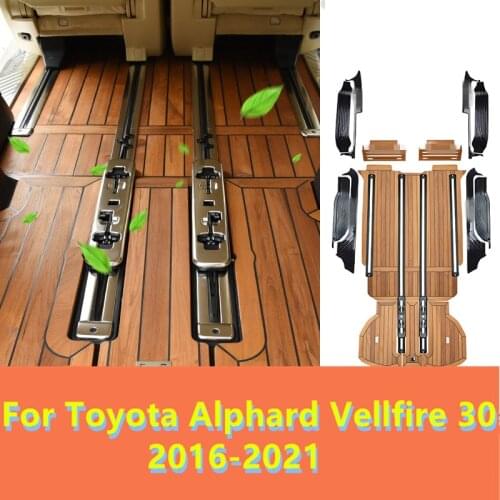 Car mat car interior special modified decorative pieces all surrounded by mat carpe For Toyota Alphard Vellfire 30 2016-2021