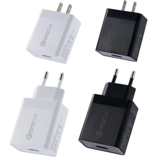 5V 3A Mobile Phone Quick Charge 3.0 Fast Charger Wall Home Travel AC Fast Charger Adapter EU/ US Plug