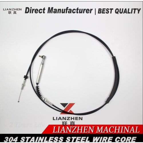 Excavator parts PC60-7 throttle control cable direct manufacturer excavator parts accelerator cable