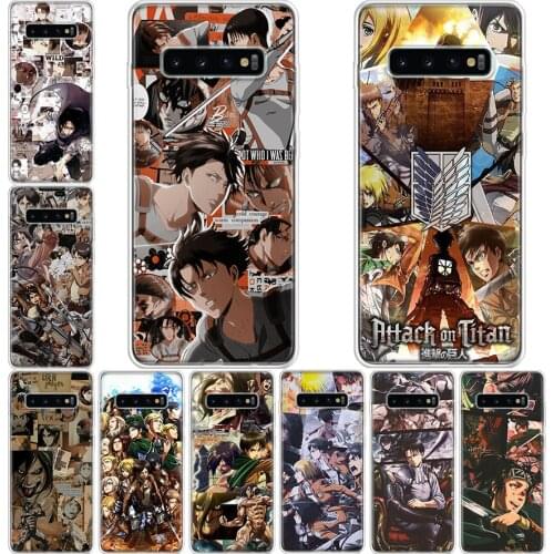 Hot Attack on Titan Manga Phone Case For Samsung Galaxy A71 A70 A51 A50 A41 A40 A30 A21 A10 A01 A90 A20S A20E A10S M30S A6 A7 A8