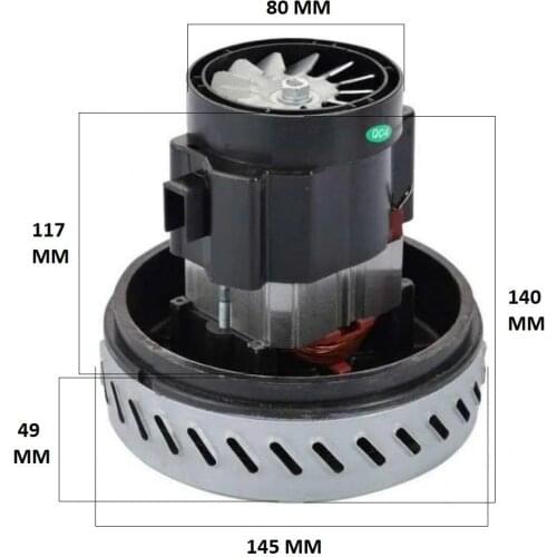 Vacuum Cleaner Motor NT 27/1 Vacuum Cleaner Motor 1400W HT-MTR0020-55 vacuum cleaner parts motors