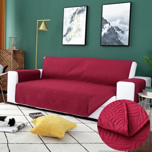 Pet Integrated Double-Sided Washable Universal Sofa Couch Cover Furniture Armrest Slipcovers Protector 1/2/3/4 Seat 2019 Newest