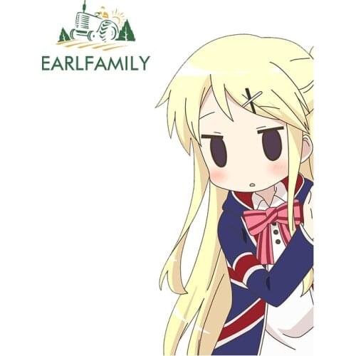 EARLFAMILY 13cm x 6.8cm for Karen AYAYA Peek Car Sticker Bumper Car Assessoires Waterproof Scratch-Proof Decal Creativite Decor