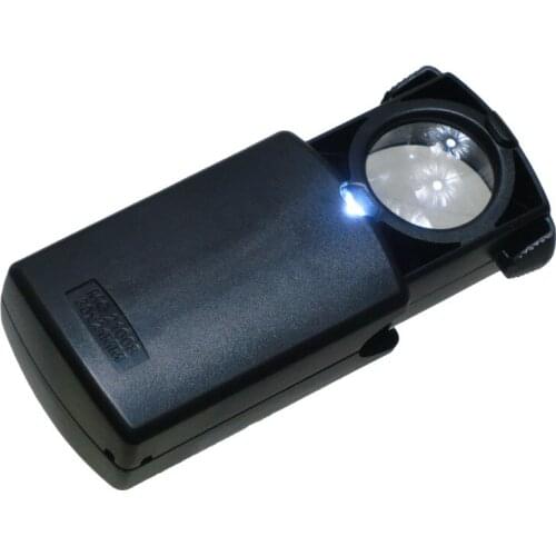 Pocket Magnifier glasses of magnifying glass 30x Jewelry Magnifier Watch With Led Light jewelry loupe