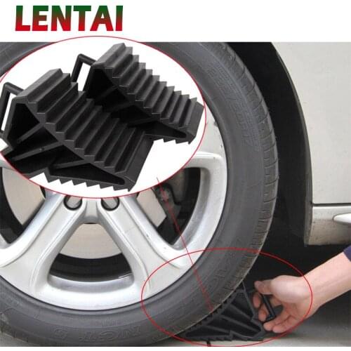 LENTAI 2Pcs Car Tire Rubber Stop Slip Control Black For BMW E39 E90 E60 E36 F30 F10 E34 E30 Mini Cooper Audi A4 B8 A3 A6 C6 Q5