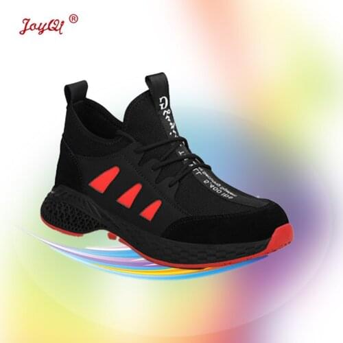 Men boots safety shoes work sneakers breathable outdoor plus size 36-46 JOY-251