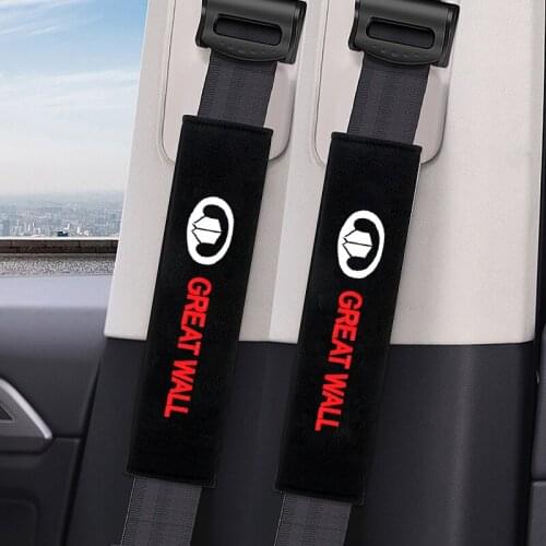 2pcs Car Seat Belt Cover Covers Shoulder Cushion Protector Safety Belts Shoulder for Great Wall Haval Hover H3 H5 Accessories