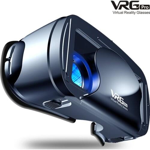 VRG Pro 3D VR Glasses Virtual Reality Full Screen Visual Wide-Angle VR Glasses For 5 To 7 Inch Smartphone Devices Dropship
