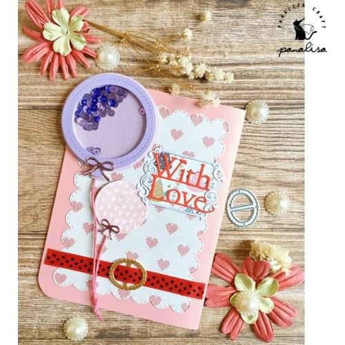 Panalisacraft mirror frame broder Metal Cutting Dies Stencils for DIY Scrapbooking/album Decorative Embossing DIY Paper Cards