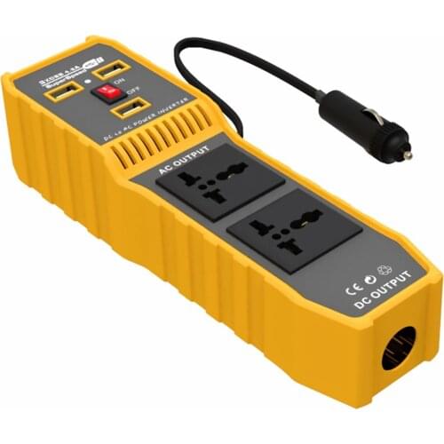Peak 400W Car Power Inverter 12V 220V 110V Sine Wave Solar Convertor Transformer 12 V To 110 V 220 V Inversor LED Display USB