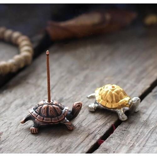 1pcs Snail Turtle Shape Portable Incense Censer Stick Holder Stand Tea Culture Meditation Lovely Home Decoration Incense Holder