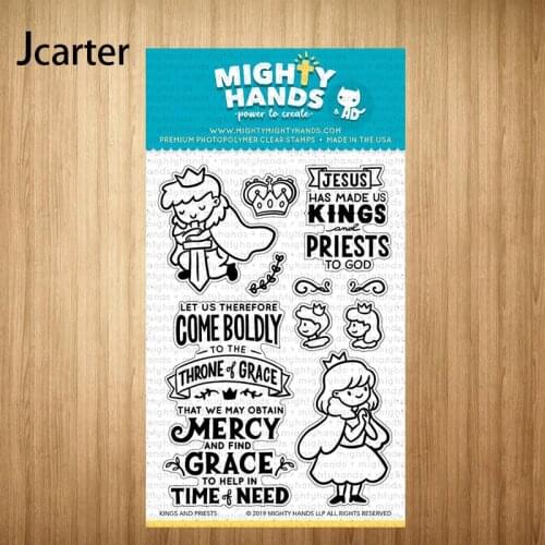Princess Prince Mercy Grace Rubber Clear Stamps Silicone Seals Scrapbooking Craft Tools Card Make Paper Make Decoration Stencil