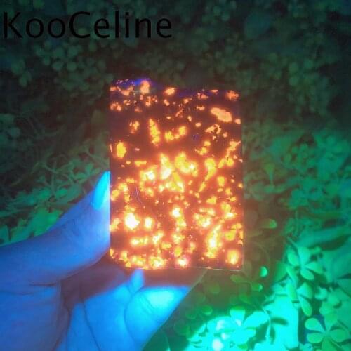 Natural Crystal Quartz Flame Yooperlite Stones Freeform Energy Reiki Specimen Aquarium Home Room Decoration Accessories Gemstone