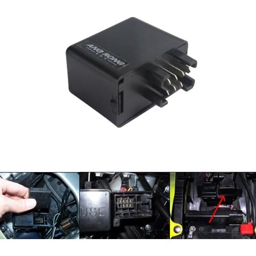 ANGRONG 7 pin Flasher Relay LED Signal Light 7 pins For Suzuki GSXR 600 750 01 02 03 04 05 K1 DR-Z 400S / SM (CA199)