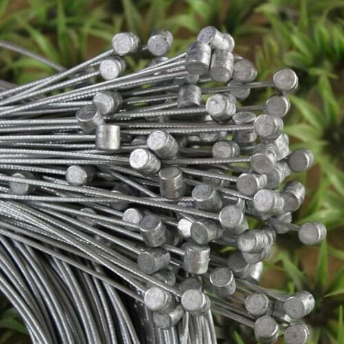 10Pcs 1.75M MTB Bike Road Bike Bicycle Brake Line Bicycle Speed Line Fixed Gear Shifter Gear Brake Cable Sets Core Inner Wire