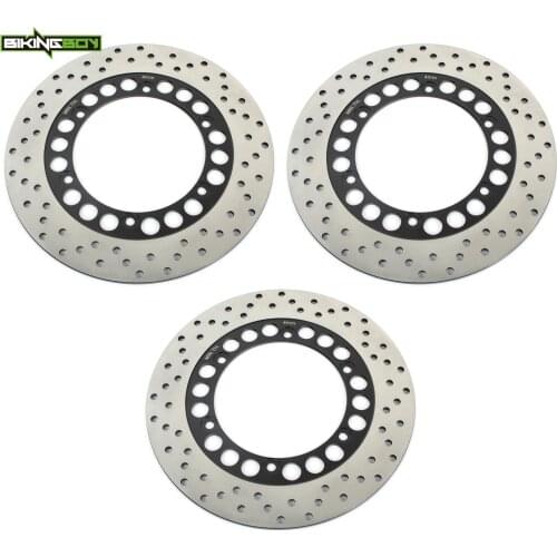 BIKINGBOY Front Rear Brake Discs Disks Rotors RD 350 LC 83-92 RD 350 R 91 92 93 94 95 XJ 600 83-91 85 86 87 88 89 XJ 900 F 83 84