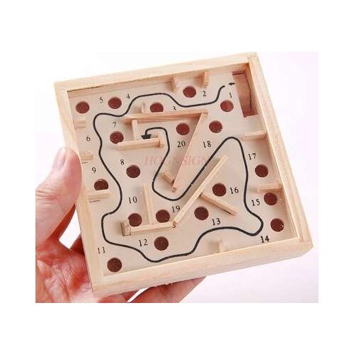 Sensory Integration French Single Count Beads Small Maze Toy Balance Game 2021