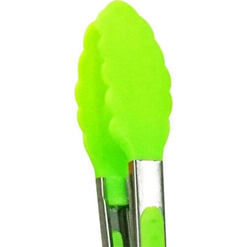 Baked roast meat household food clip stainless steel anti-scald clip heat-proof steak clip barbecue clip silicone buffet clip