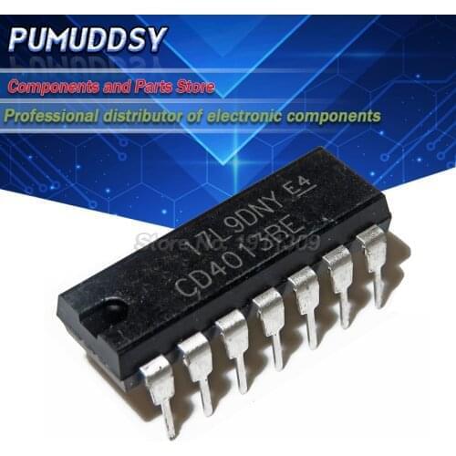 10PCS CD4013BE CD4013 4013BE 4013 DIP14 new and IC
