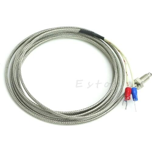 2M M6 0-600℃ K-Type Screw Thermocouple Temperature Controller Sensor Probe
