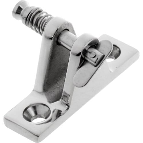 316 Stainless Steel Angled Deck Hinge Quick Release Pin for Bimini Boat Top