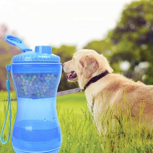 Pet Dog Accessories Water Bottle Portable Drinking Water Feeder Bowl Dog Cat Food Feeding for Puppy Cat Outdoor Walking Travel