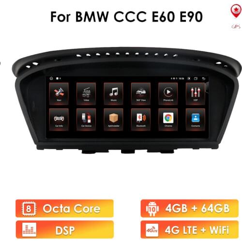 8.8 INCH 8 Core Android Auto Car Multimedia Player for BMW 5 E60 E63 E90 E92 E91 E64 CCC 2004 - 2012 Radio GPS Car Player 4G 64G