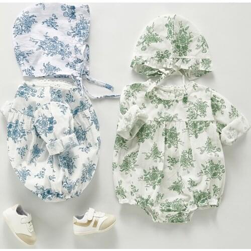 Baby Girl Princess Bodysuits Newborn Baby Jumpsuit Autumn Toddler Girl Clothes Cotton Long Sleeve One piece Outfit