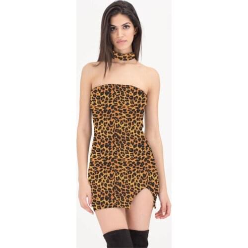 Terry Pau TP101427 Leopard-print Dress