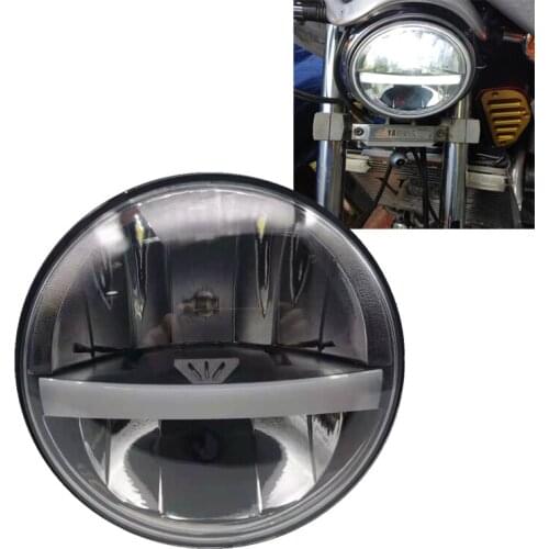 Motorcycle Accessories 5.75'' Farol Moto LED Headlight 5-3/4 inch DRL Halo Projector Motorcycle Headlight for Sportster Softail