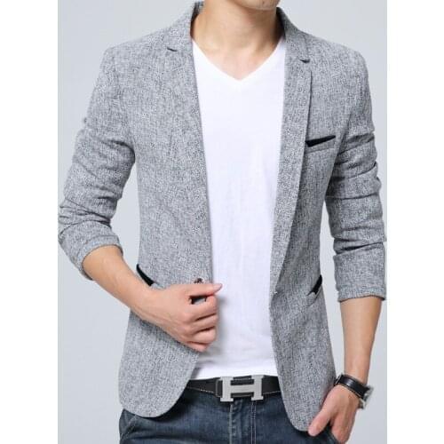 High Quality Mens Blazer Slim Fit Business Casual Blazers Outwear Men Blazer Jacket Suit Blazers Wedding Suits for Men