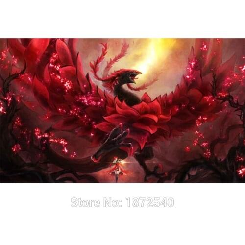 Board Games YUGIOH Cards Playmat, Blue Eyes White Dragon Playmat, Board Games table playmat, YU-GI-OH Playmats Cards 63X40CM