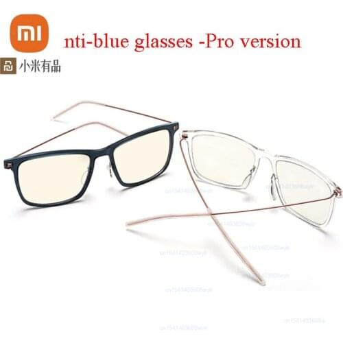 Original Xiaomi Mijia Anti-blue Rays Goggles Pro Men Women Ultralight Anti-UV Glasses for Play Computer Phone Eye protection