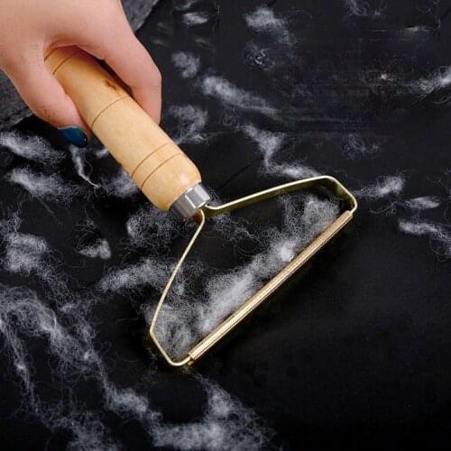 Portable Lint Remover,Stripper, hair ball trimmer, sticky hair, copper brush head, coat ball remover, clothes remover,Brush Tool
